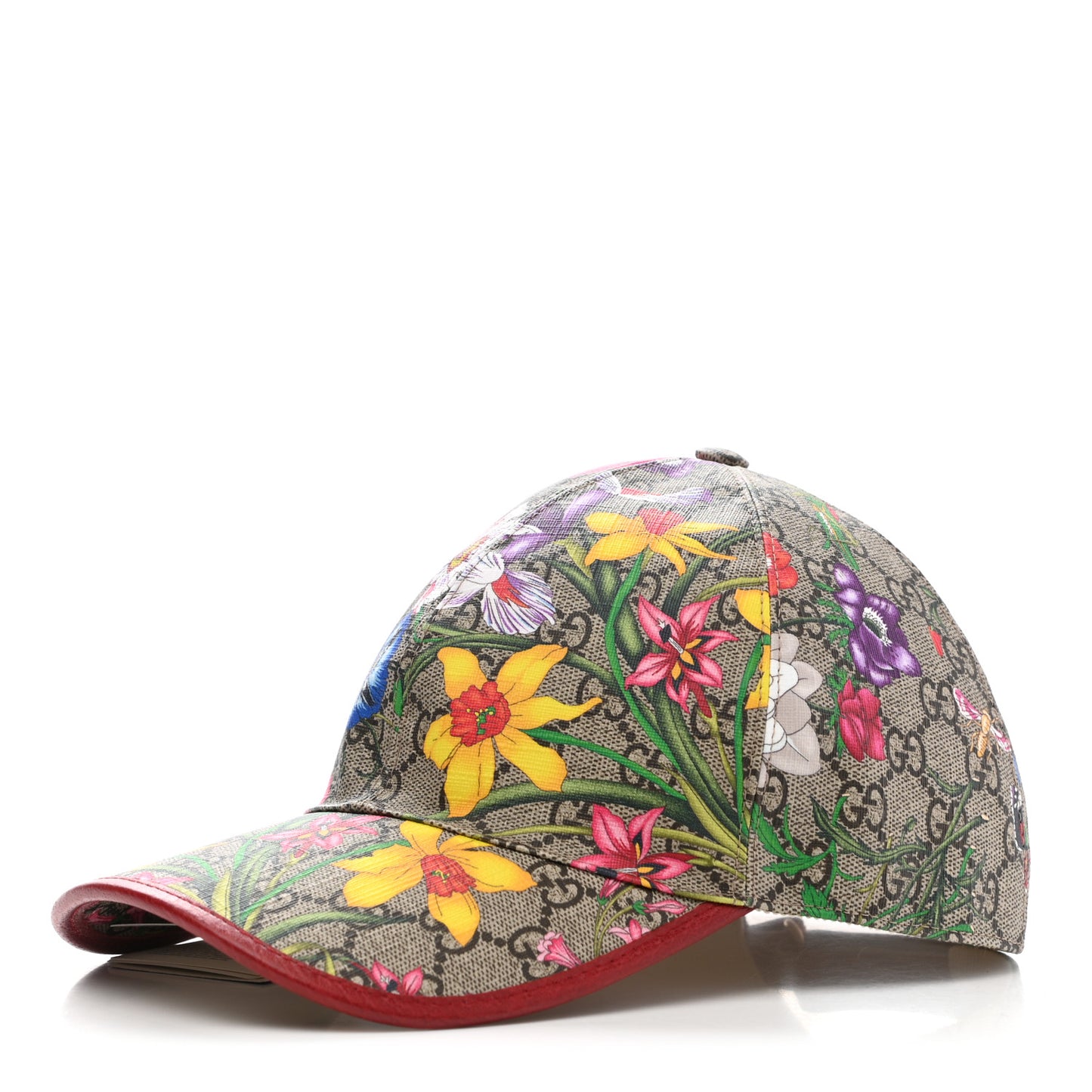 GG Supreme Flora Claudia Baseball Hat 57 M Red