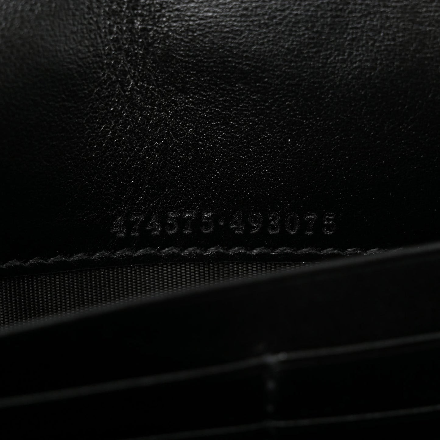 Calfskin Matelasse GG Marmont Chain Wallet Black