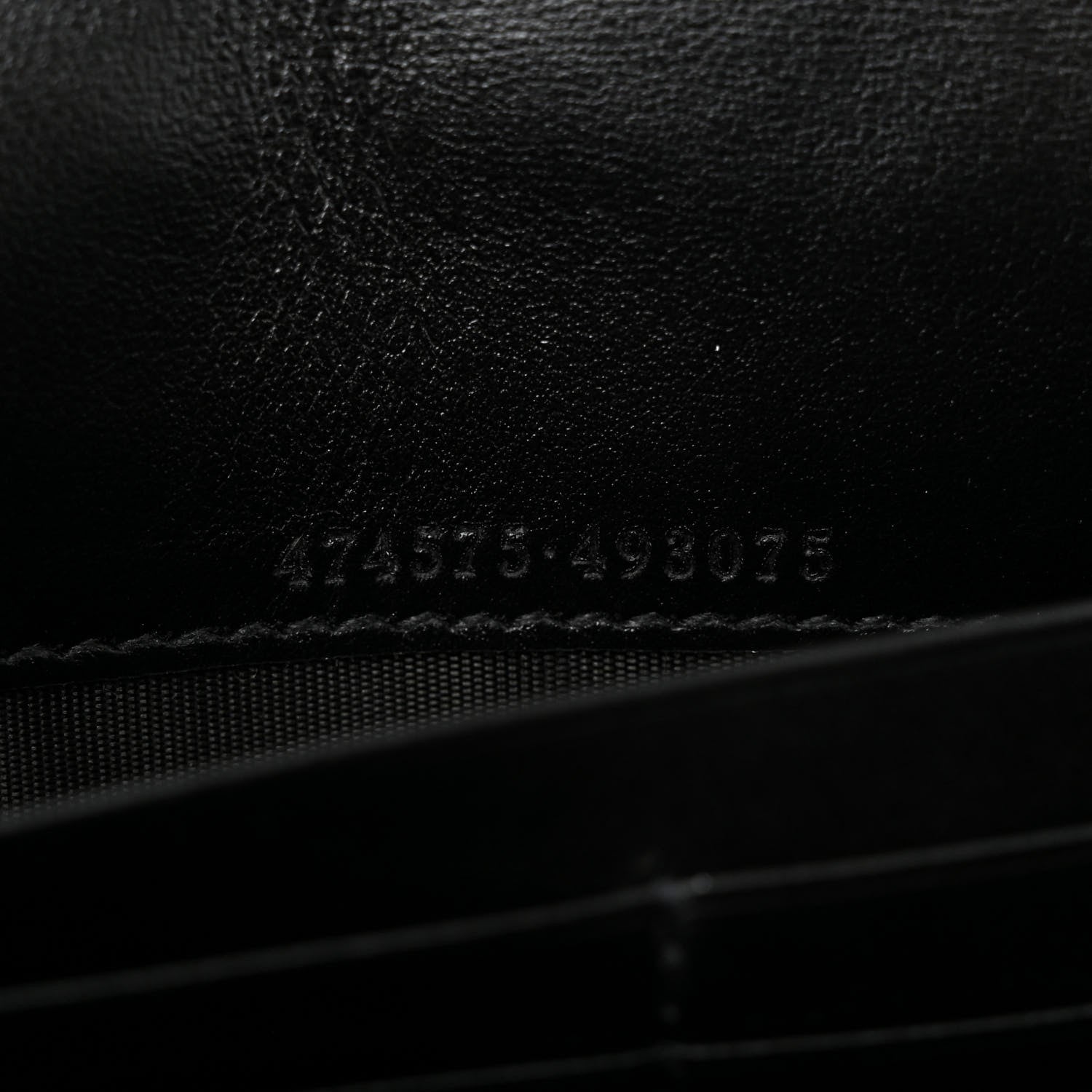 Gucci Calfskin Matelasse GG Marmont Chain Wallet Black 8 of 12