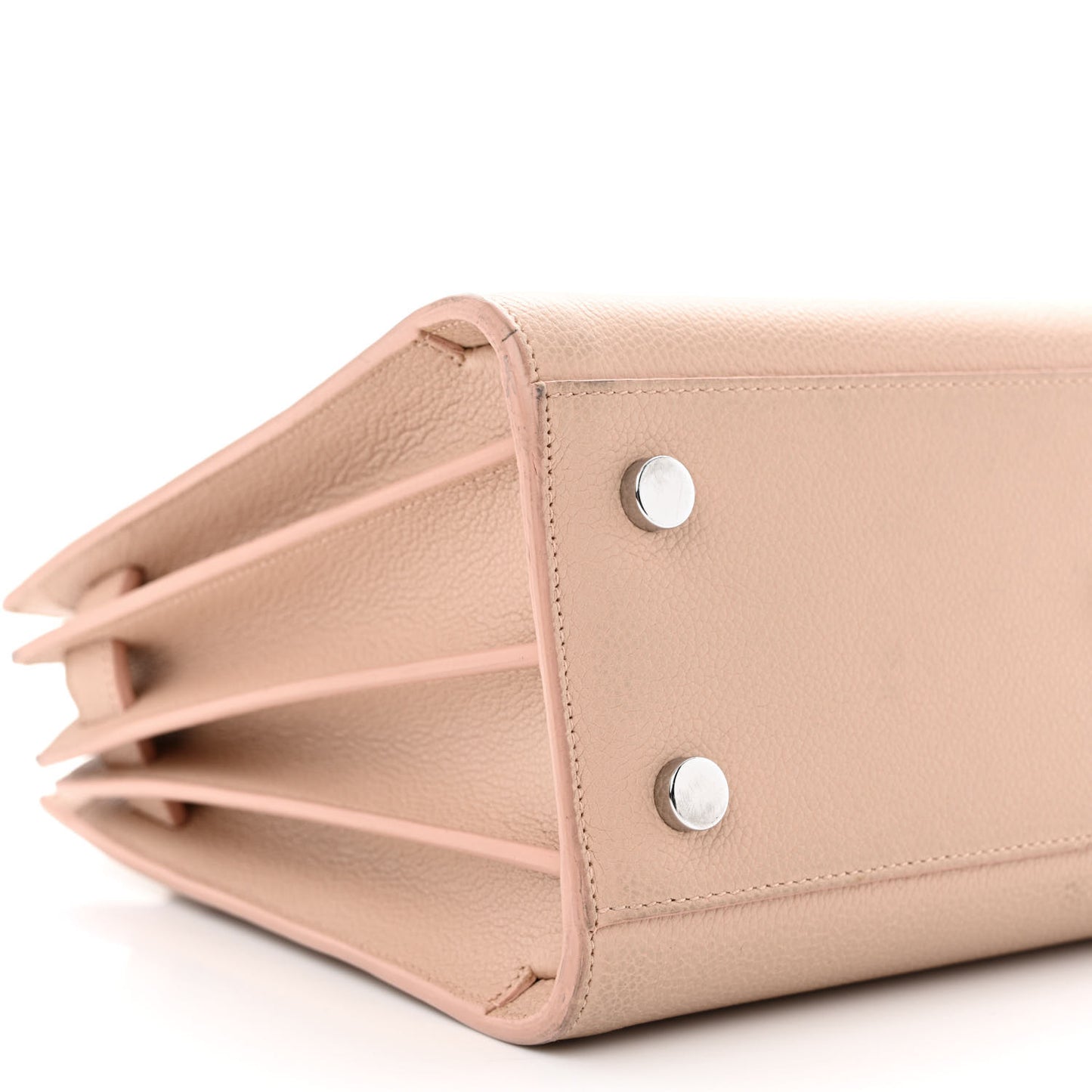 Grained Calfskin Baby Sac De Jour Pale Pink