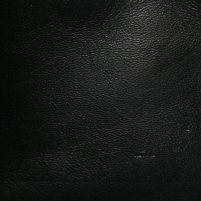 Balenciaga Extra Supple Calfskin Monochrome Crocodile Embossed BB Wristlet Pouch Black 7 of 8