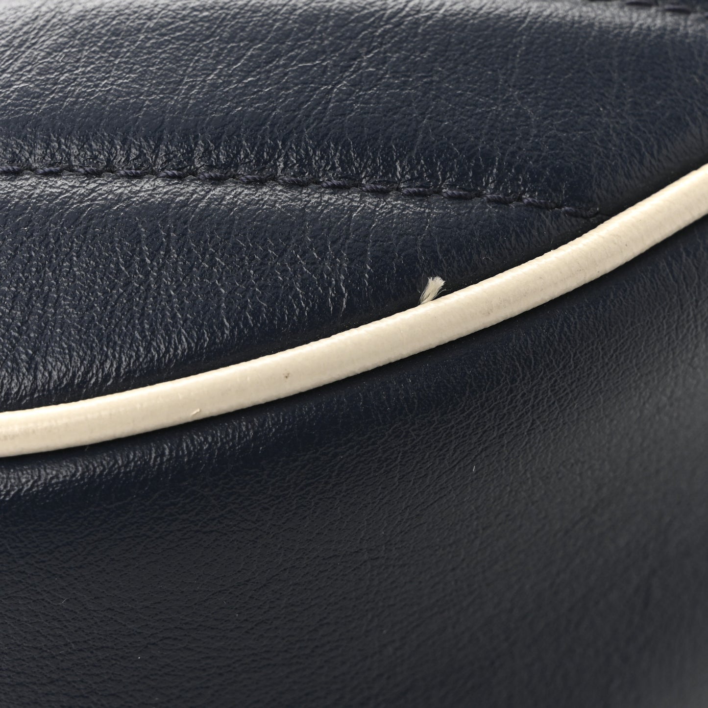 Azalea Calfskin Matelasse Diagonal Mini Torchon GG Marmont Round Shoulder Bag Blue Agata Mystic White