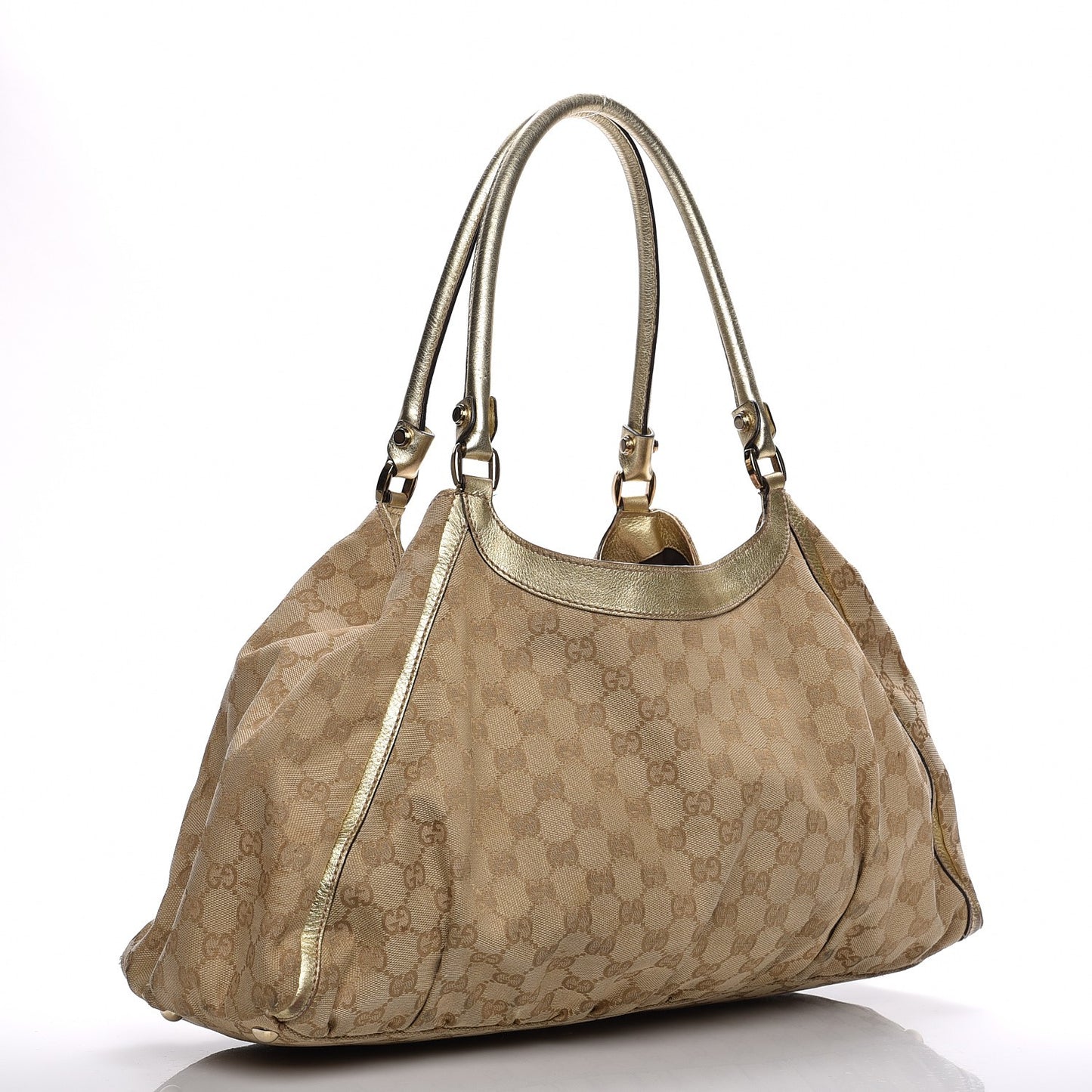 Monogram Large D Gold Hobo Gold