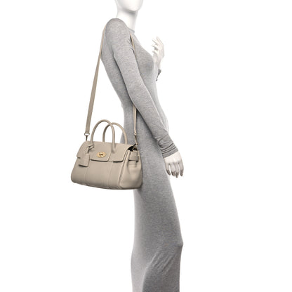 Mulberry Heavy Grain Small Bayswater Satchel Chalk 2 of 9