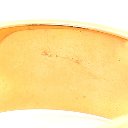 Hermes Enamel Wide Clic Clac H Bracelet PM Jaune Soleil 6 of 10