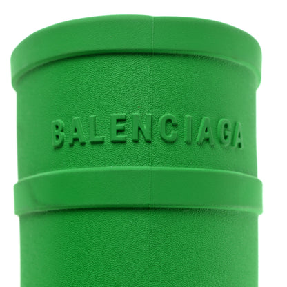Balenciaga X CROCS Rubber Womens Rain Boots 39 Grass Green 6 of 10