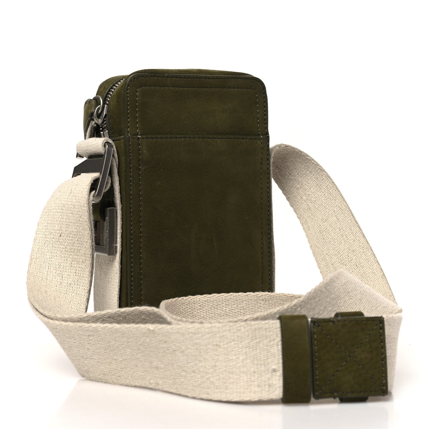 Nubuck Le Cuerda Vertical Dark Khaki