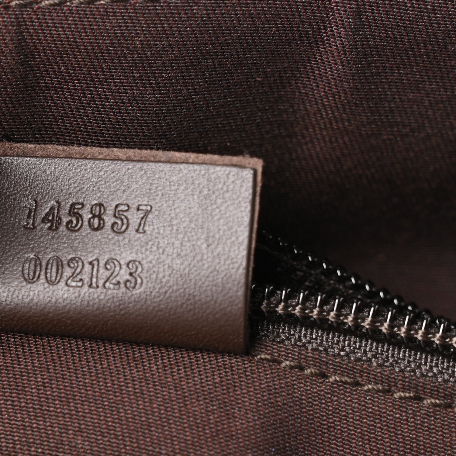 Gucci Monogram Calfskin Perforated Medium Flat Messenger Bag Dark Brown 6 of 9