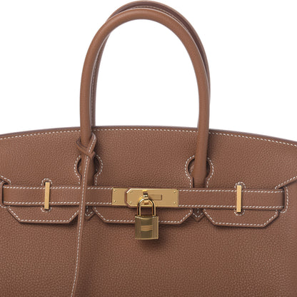 Hermes Togo Birkin 30 Gold 8 of 11
