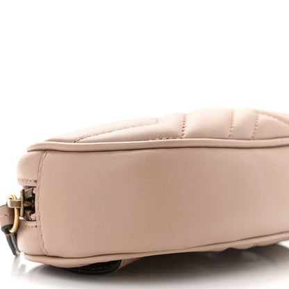 Gucci Calfskin Matelasse GG Marmont Belt Bag 85 34 Porcelain Rose 10 of 13