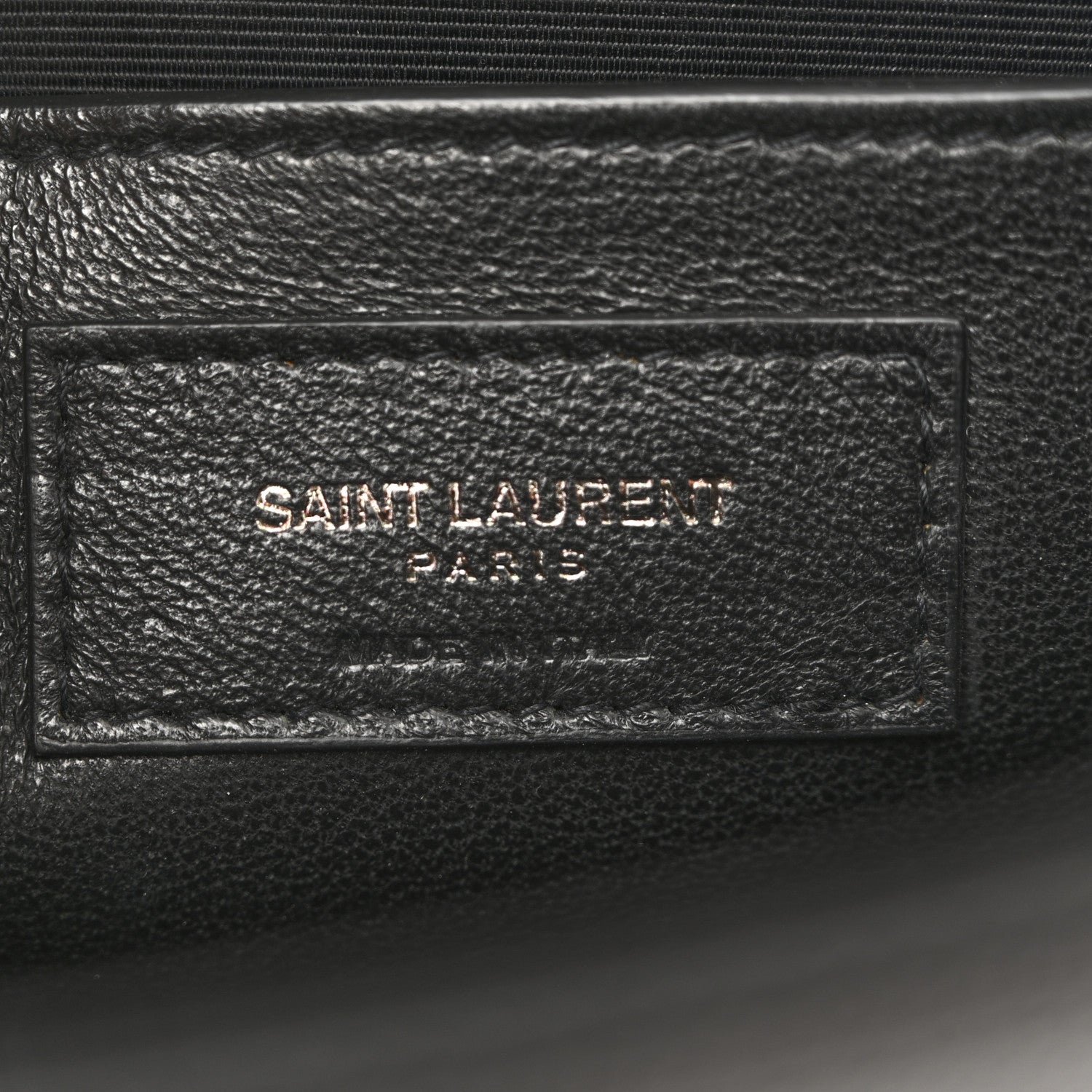 Saint Laurent Grain De Poudre Small Monogram Monochrome Kate Satchel Black 6 of 11