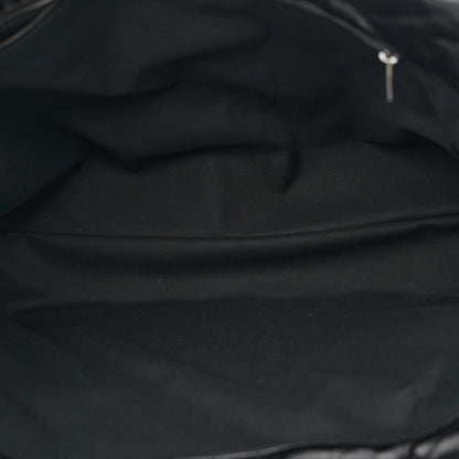Balenciaga Crushed Calfskin Quilted Matte Black Hardware Large Crush Carry All Tote Bag Black 5 of 11