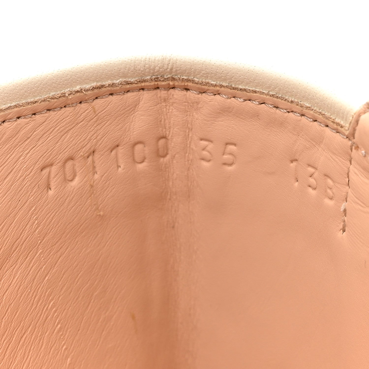 Gucci Kensington Calfskin Nappa GG Supreme Monogram Womens Double Buckle Ankle Boots 35 Mystic White Beige 8 of 10