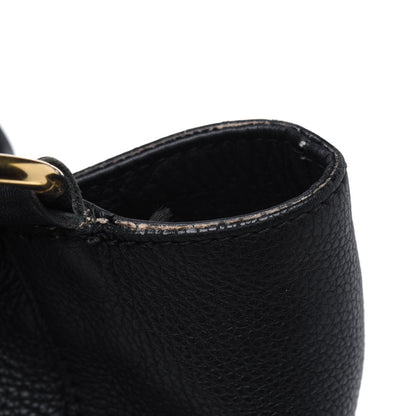 Gucci Pebbled Calfskin Medium Twill Tote Black 26 of 34
