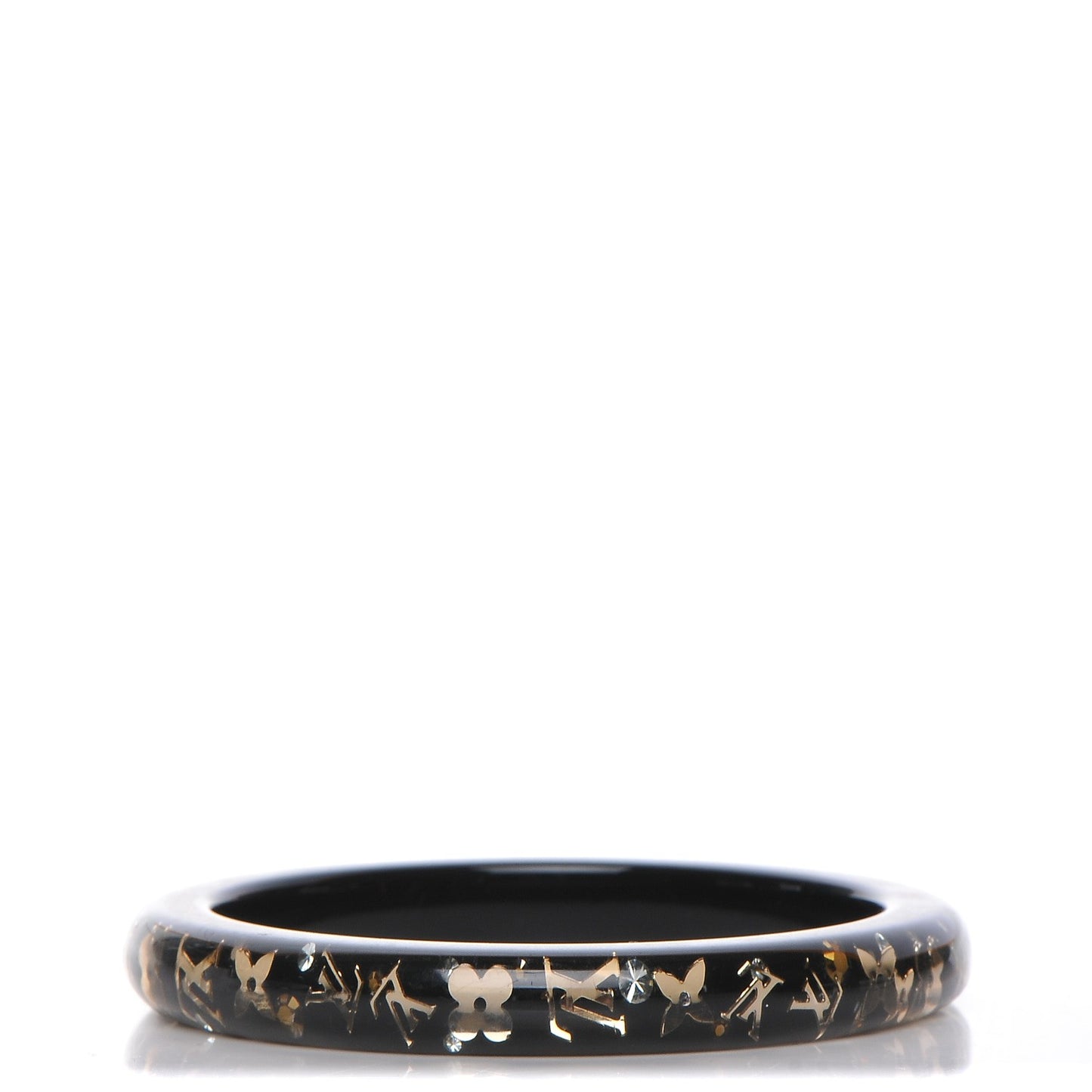 Resin Swarovski Medium Inclusion Bracelet PM Black