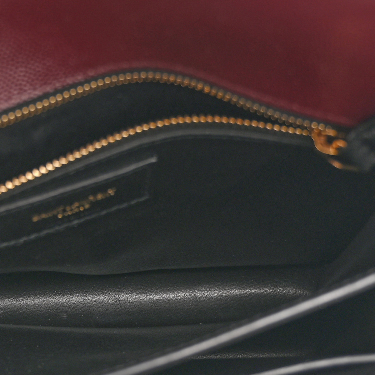 Saint Laurent Grain De Poudre Monogram Cassandra Clasp Bag Rouge Legion 5 of 11