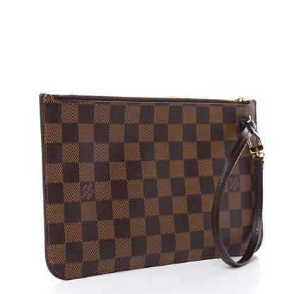 Louis Vuitton Damier Ebene Neverfull MM GM Pochette 3 of 9