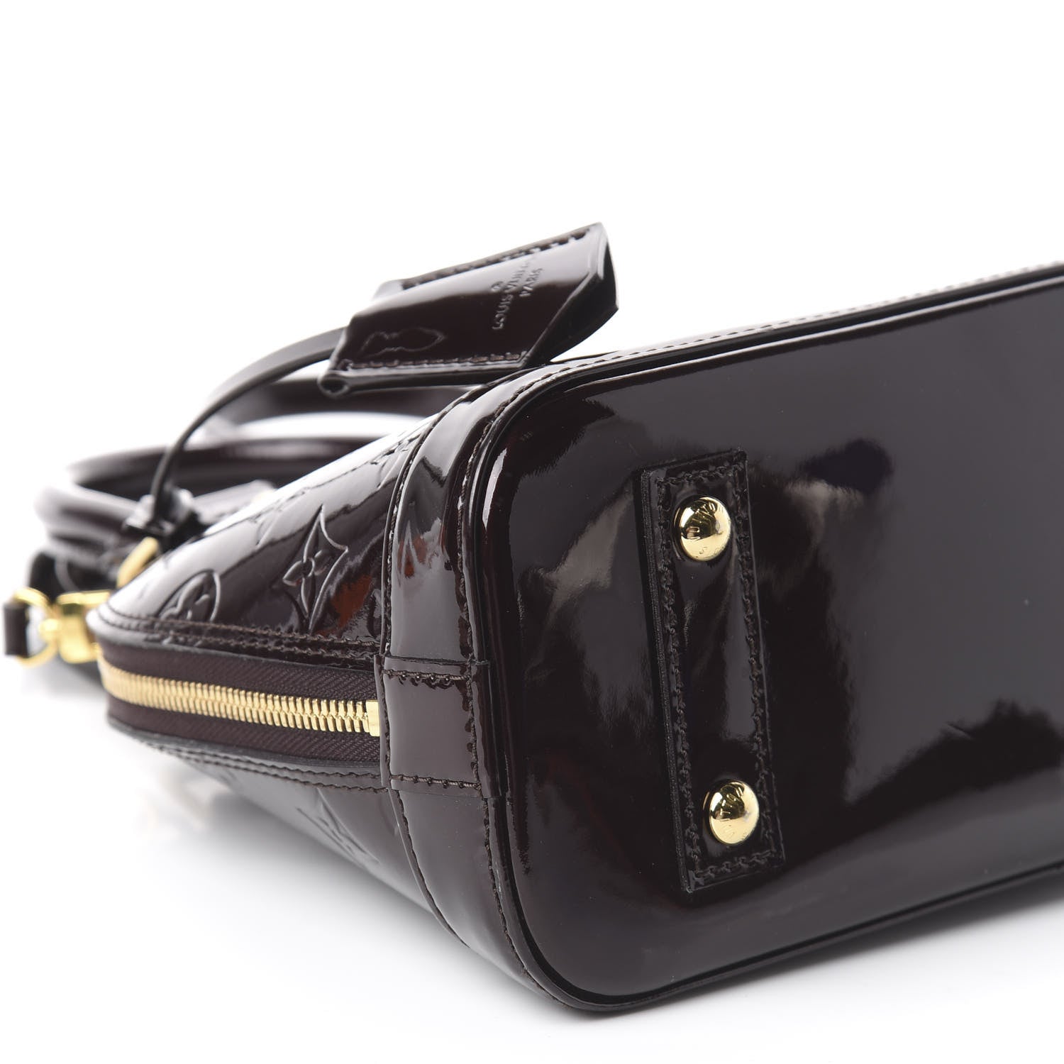 Louis Vuitton Vernis Alma BB Amarante 7 of 8