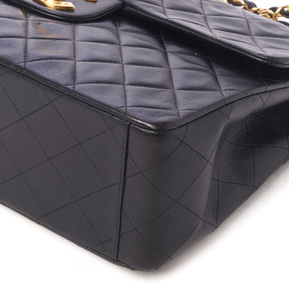 Chanel Lambskin Quilted XL Jumbo Single Flap Black 5 of 10