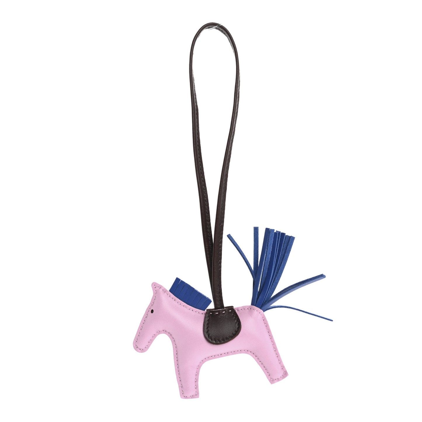 Milo Lambskin Grigri Rodeo Horse Bag Charm PM Mauve Sylvestre Bleu France Rouge Sellier