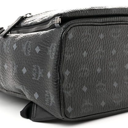 MCM Visetos Dual Stark Cyber Flash Backpack Black 8 of 10