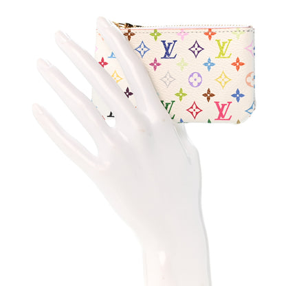 Louis Vuitton LV X TM Monogram Multicolor Key Pouch White 2 of 9