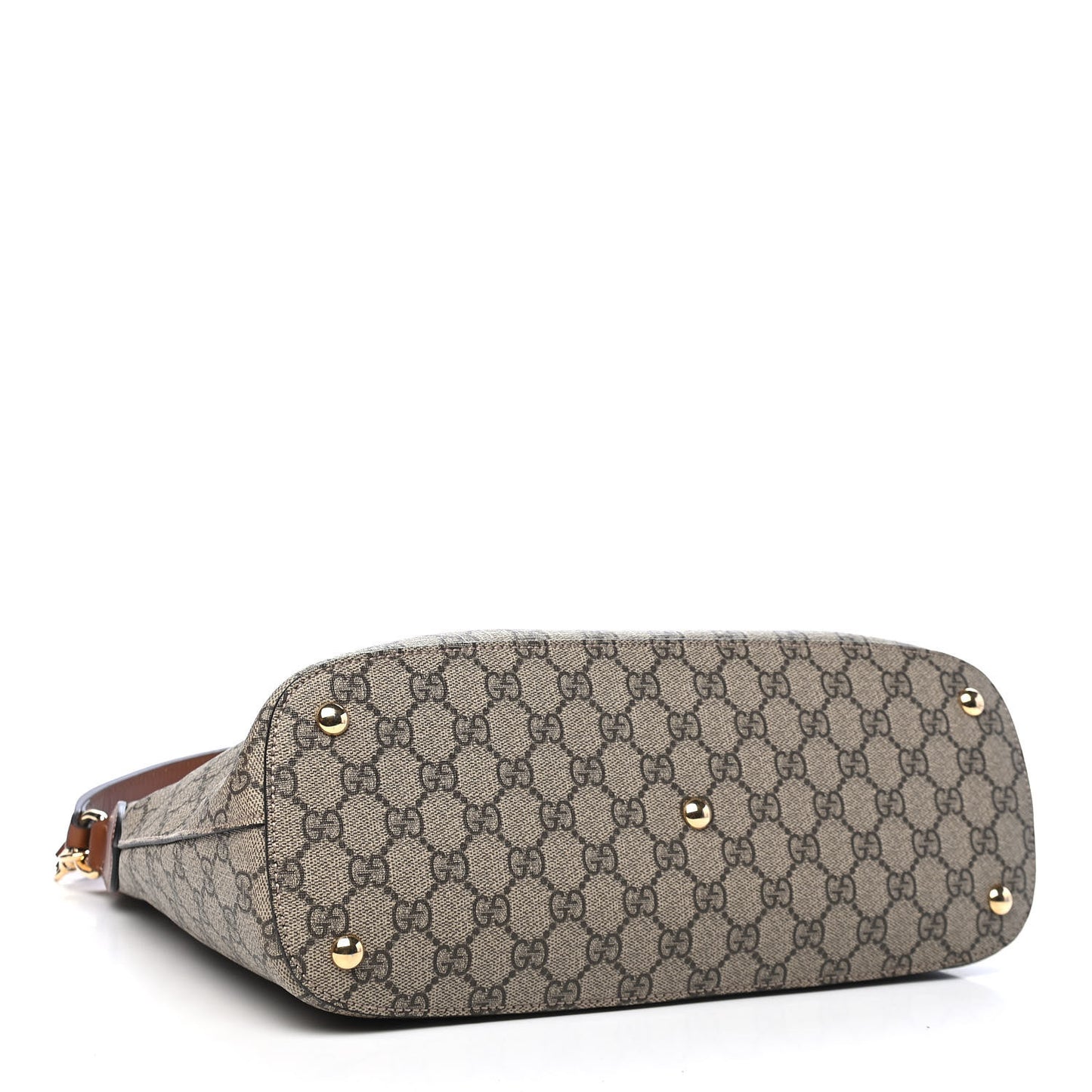 GG Supreme Monogram Linea A Hobo Brown