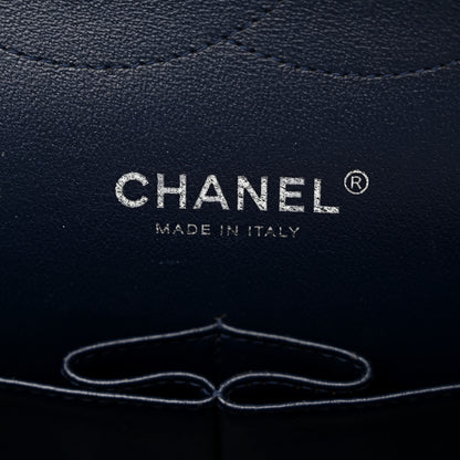 Chanel Lambskin Quilted Jumbo Double Flap Navy Blue 6 of 12