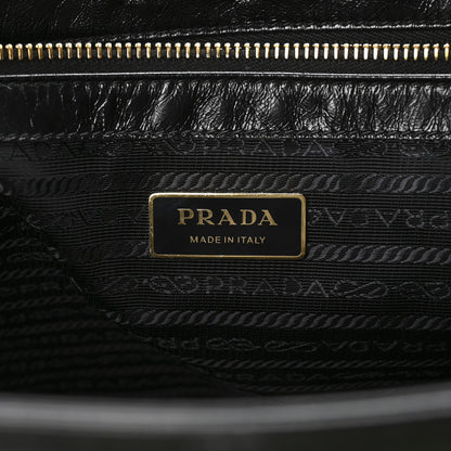 Prada Soft Lux Large Shopping Tote Black 6 of 11