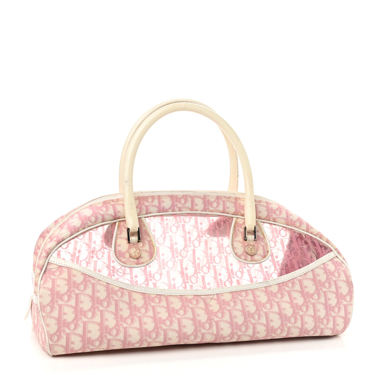 Christian Dior Monogram PVC Bowler Pink 3 of 22