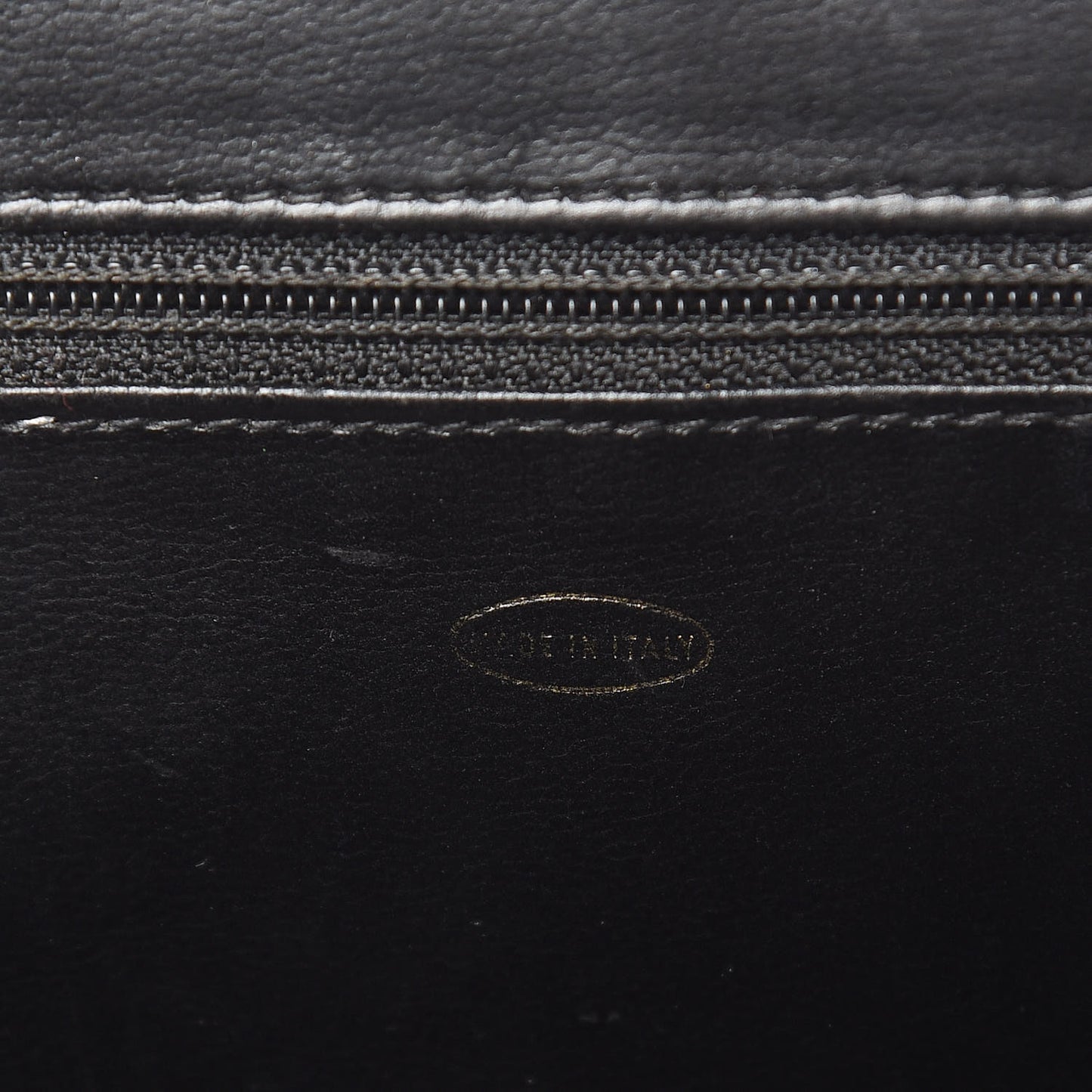 Calfskin Stitch Vanity Case Black