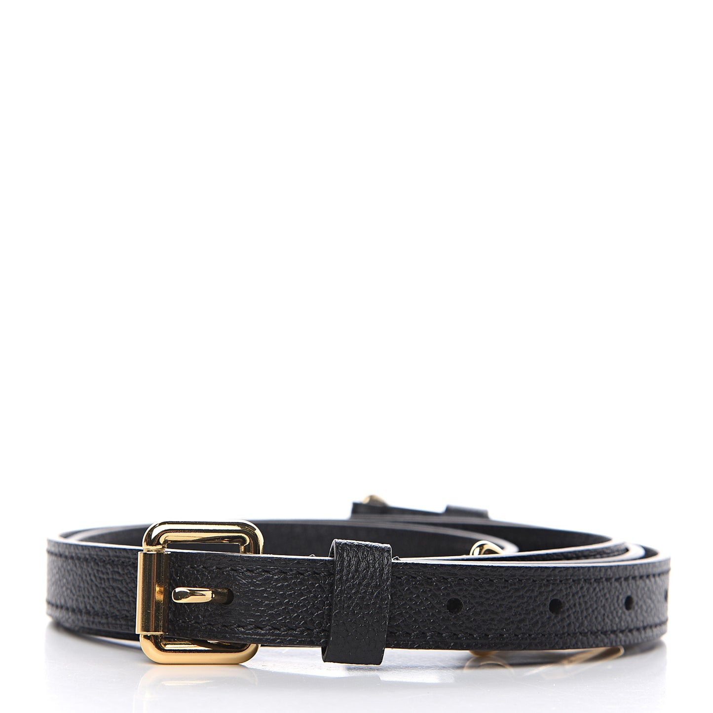 Calfskin Metis Adjustable Shoulder Strap Black