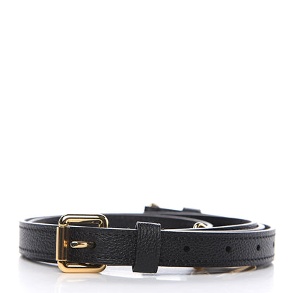 Louis Vuitton Calfskin Metis Adjustable Shoulder Strap Black 2 of 3