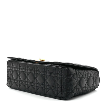 Christian Dior Grained Calfskin Cannage Large Caro Bag Black 9 of 12