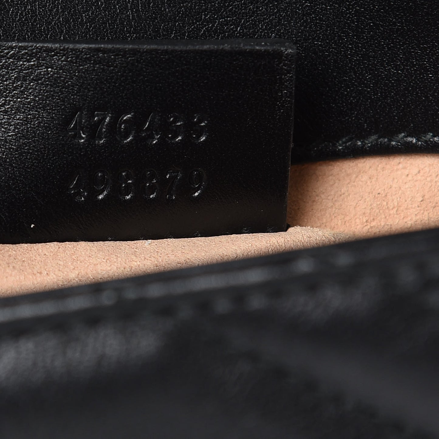 Calfskin Matelasse Super Mini GG Marmont Shoulder Bag Black
