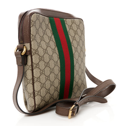 Gucci GG Supreme Monogram Web Small Ophidia Messenger Bag Brown 3 of 12
