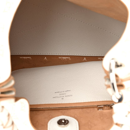 Louis Vuitton Mahina Carmel Hobo Snow 5 of 11