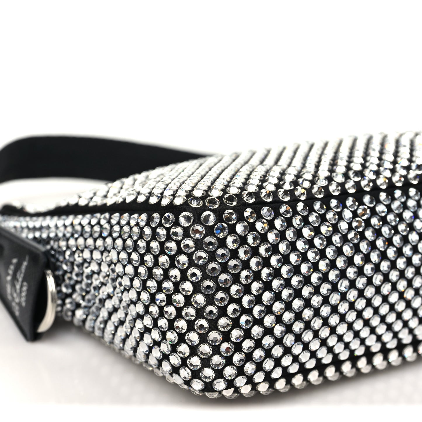 Satin Crystal Mini Re-Edition 2000 Bag Cristal