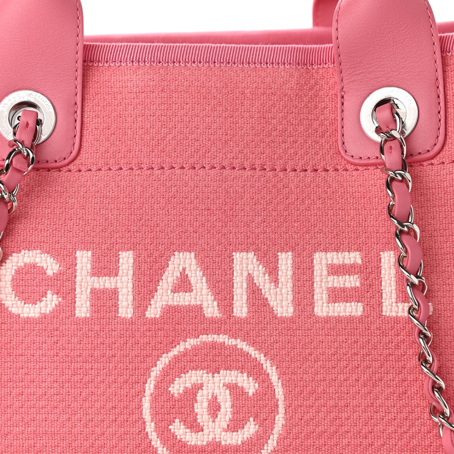 Mixed Fibers Small Deauville Tote Pink