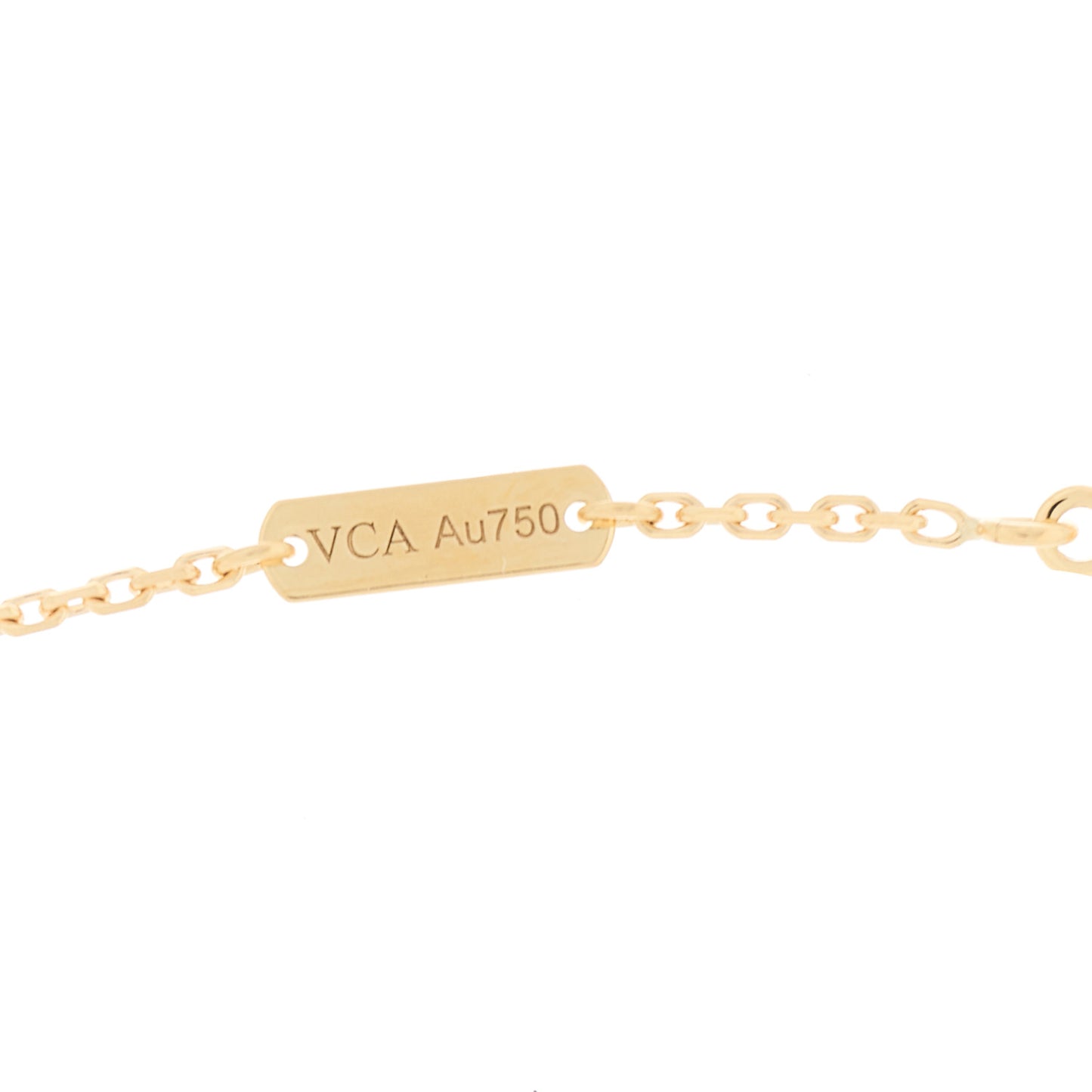 VAN CLEEF &amp; ARPELS 18K Yellow Gold Malachite Vintage Alhambra Pendant Necklace