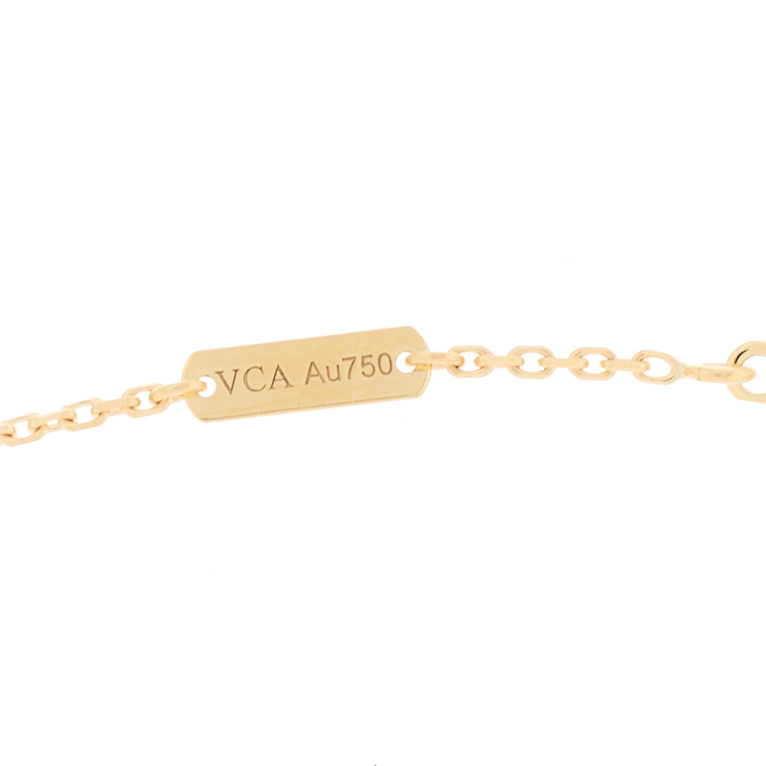 Van Cleef & Arpels VAN CLEEF &amp; ARPELS 18K Yellow Gold Malachite Vintage Alhambra Pendant Necklace 6 of 6
