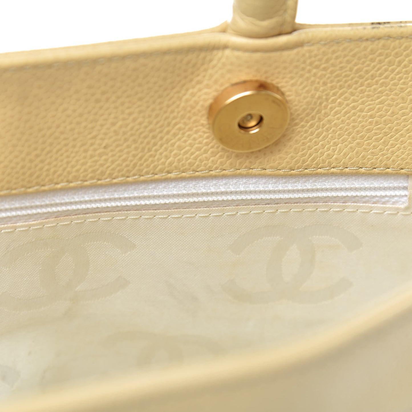 Caviar CC Tote Beige Clair