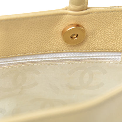 Chanel Caviar CC Tote Beige Clair 11 of 24