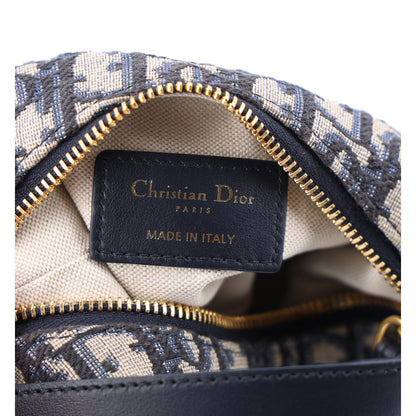 Christian Dior Oblique Jacquard Smooth Calfskin Mini D-Dream Blue 6 of 10