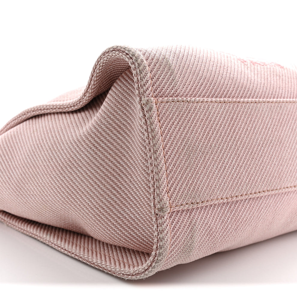 Small Addition Icon Chanel Mixed Fibers Calfskin Small Deauville Tote Rose Pink 1997429 ...