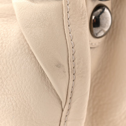 Gucci Pebbled Calfskin Medium Icon Bit Shoulder Bag Ivory 12 of 17