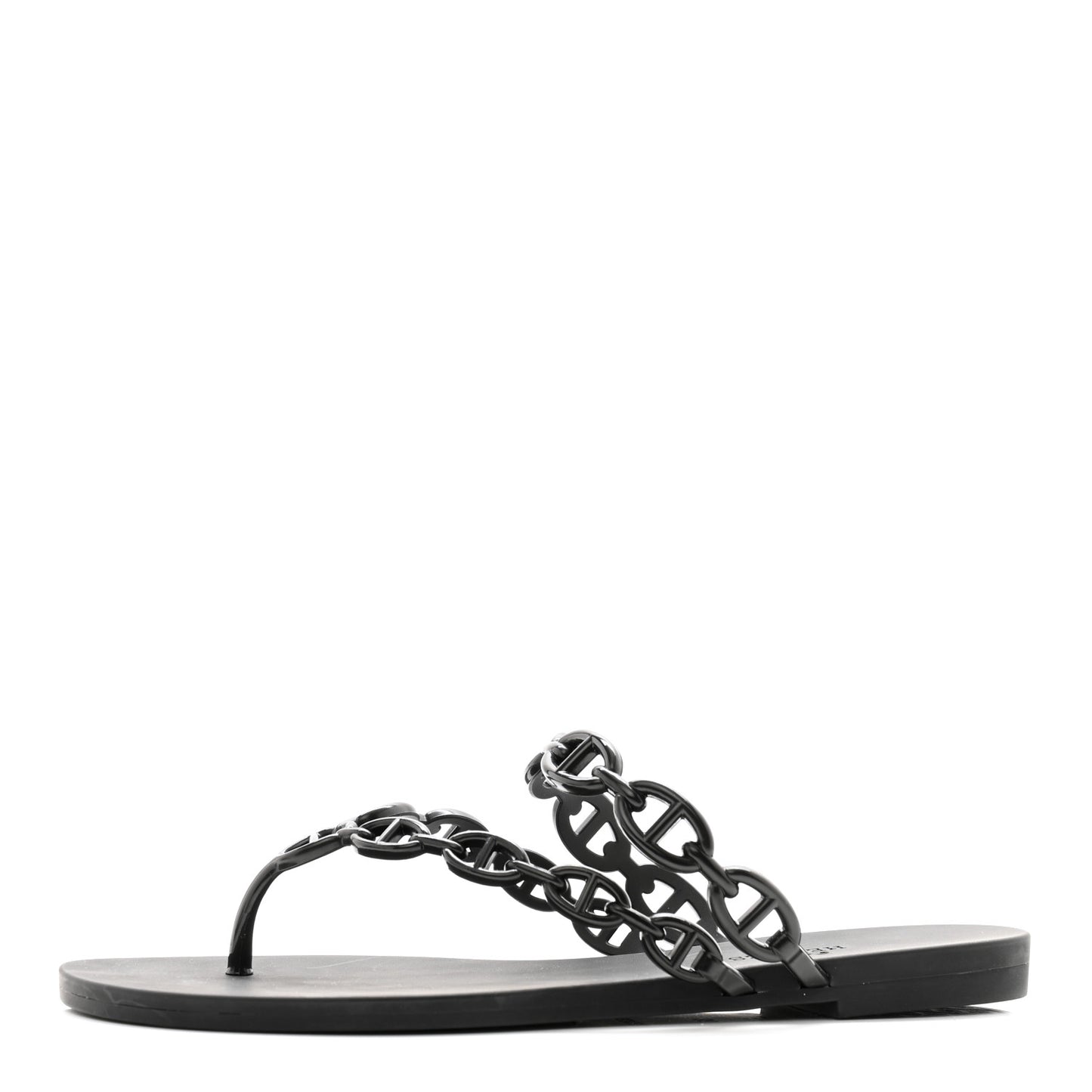 Rubber Chaine d'Ancre Island Sandals 36 Black
