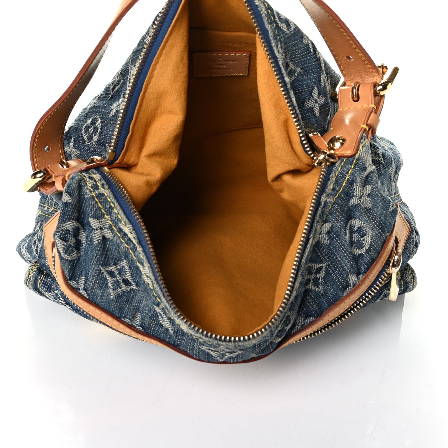 Monogram Denim Baggy PM Blue