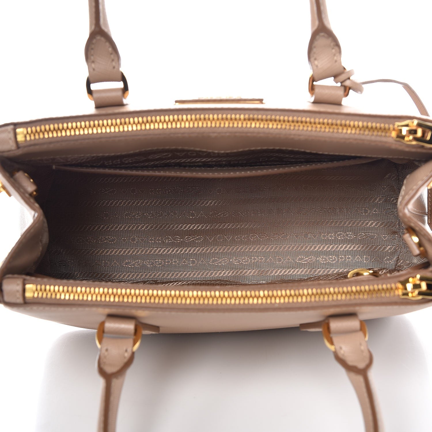 Prada Saffiano Mini Galleria Double Zip Tote Cammeo 6 of 8