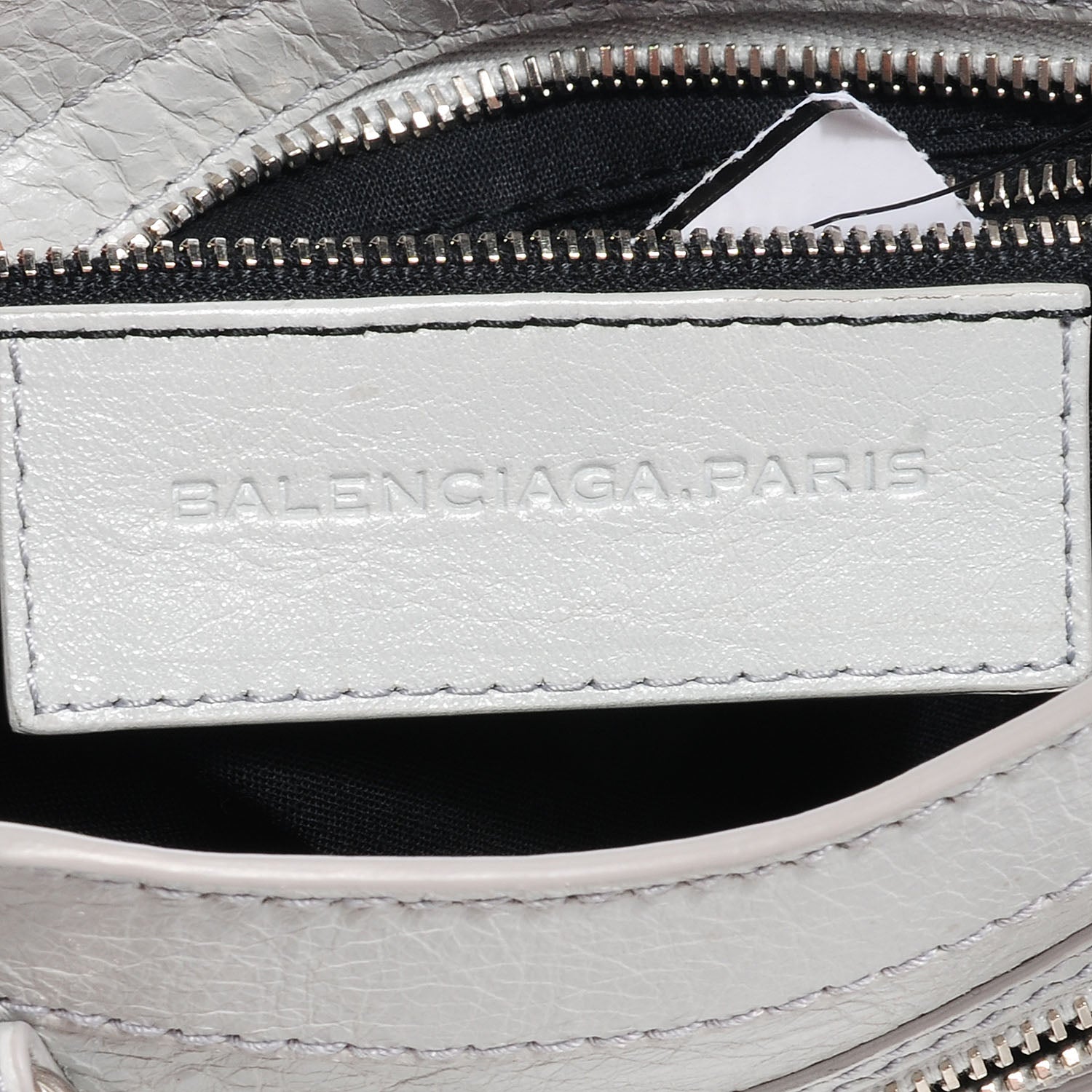 Balenciaga Agneau Giant 12 Silver Hardware Mini City Gris Glace 8 of 9